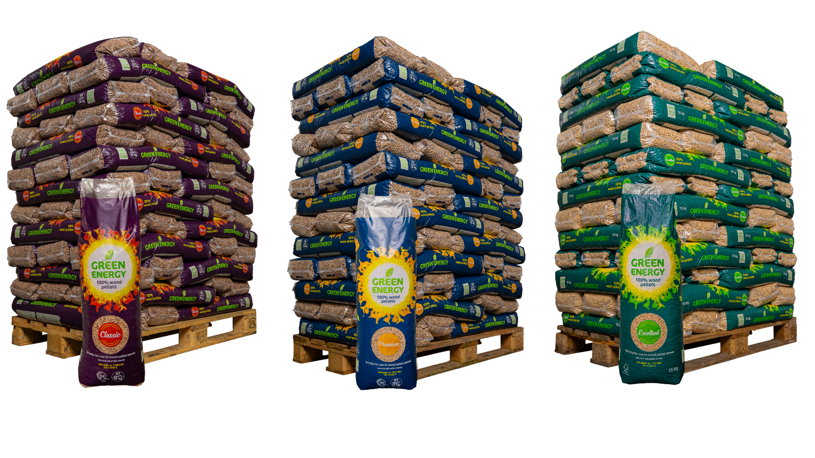 Houtpellets Green Energy Woodpellets